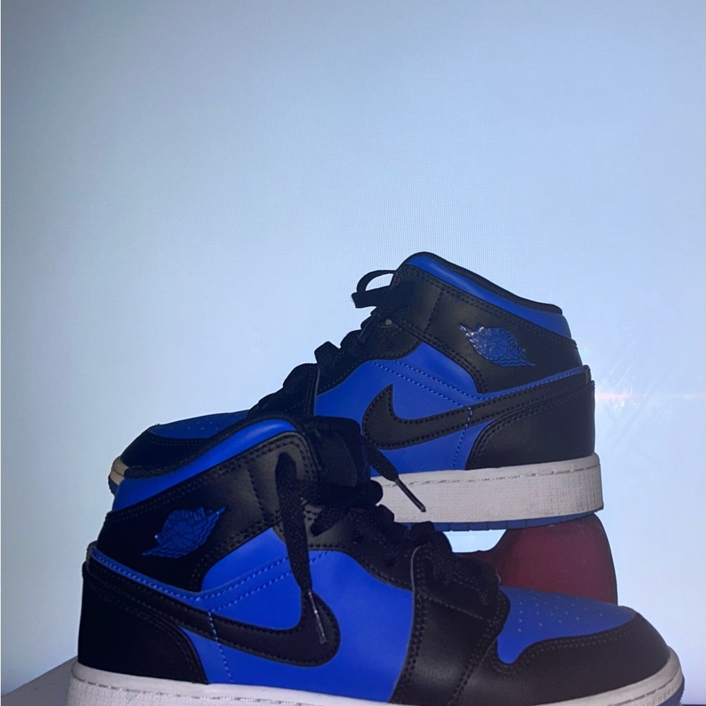 Kids' Jordan High-Top Sneakers - Black and Blue